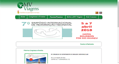 Desktop Screenshot of mvviagens.com.br